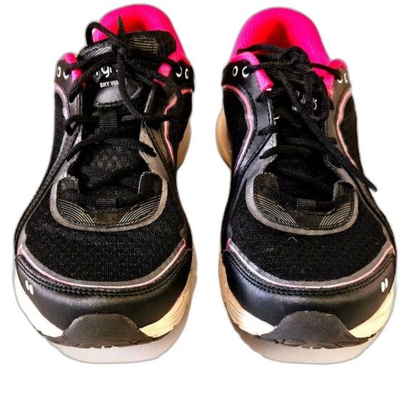 Ryka Shoes - Ryka Black Pink Sky Walk Walking Sneakers Shoes Size 9